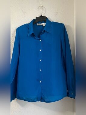 Vintage 80’s Selene Sport Silk Blouse